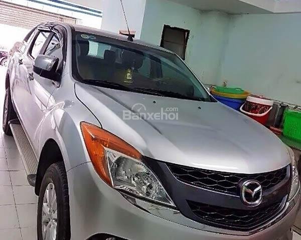 Bán Mazda BT 50 3.2L 4x4 AT đời 2014, màu bạc, nhập khẩu