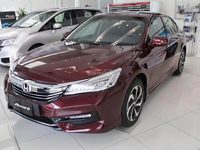 Bán Honda Accord 2.4 AT đời 2017, màu đỏ, nhập khẩu nguyên chiếc