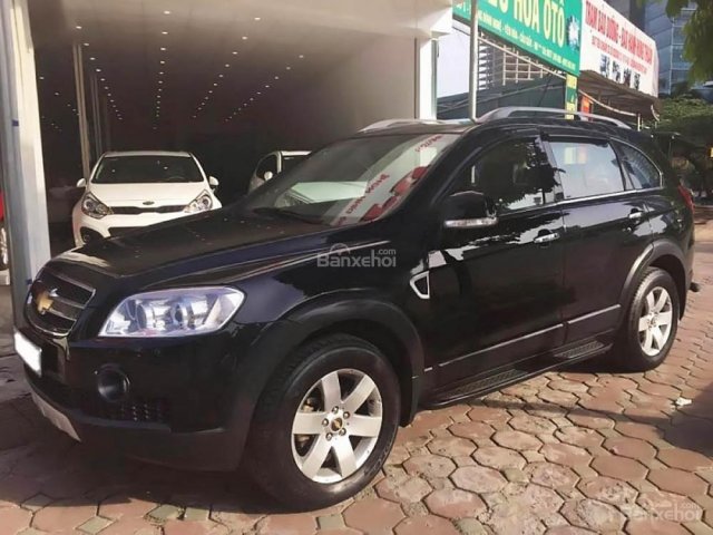 Cần bán lại xe Chevrolet Captiva LTZ 2.4AT sản xuất 2007, màu đen số tự động