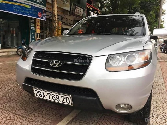 Bán Hyundai Santa Fe CRDi 2.2L đời 2014, màu bạc, xe nhập