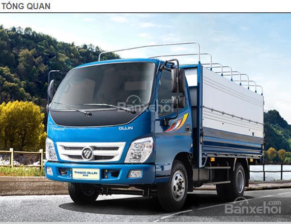 Bán Thaco Ollin 345 đời 2017, tải 2.4T, chất lượng cao, giá cả hợp lý, phục vụ tận tình