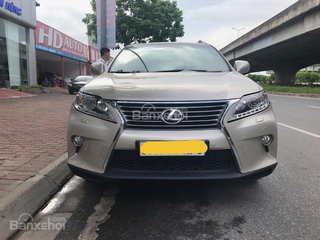 Bán Lexus RX350 đời 2015, màu vàng cát, xe nhập chính hãng, siêu đẹp