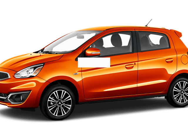 Gía xe Mitsubishi Mirage CVT màu cam, nhập khẩu nguyên chiếc.