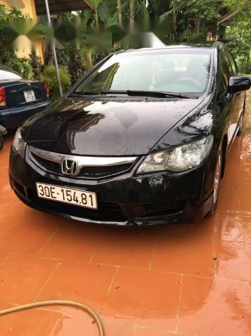 Bán Honda Civic đời 2009, màu đen số sàn