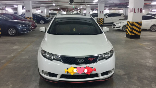 Bán ô tô Kia Cerato 1.6 AT 2011, màu trắng