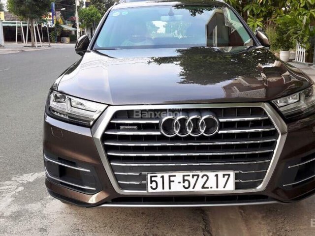 Bán xe Audi Q7 máy 2.0 TFSI Quattro 2016, màu nâu