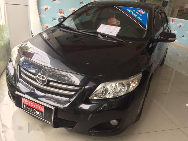 Bán Toyota Corolla altis AT đời 2009, màu đen xe gia đình