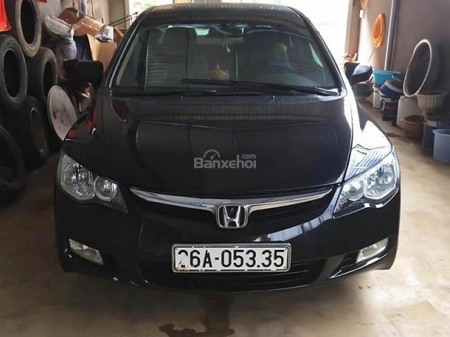 Bán Honda Civic MT đời 2008, màu đen