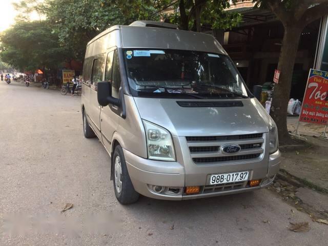 Bán Ford Transit đời 2008, màu bạc, giá 250tr