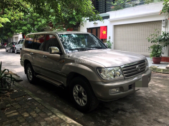 Cần bán xe Toyota Land Cruiser GX4.5 2004, màu vàng