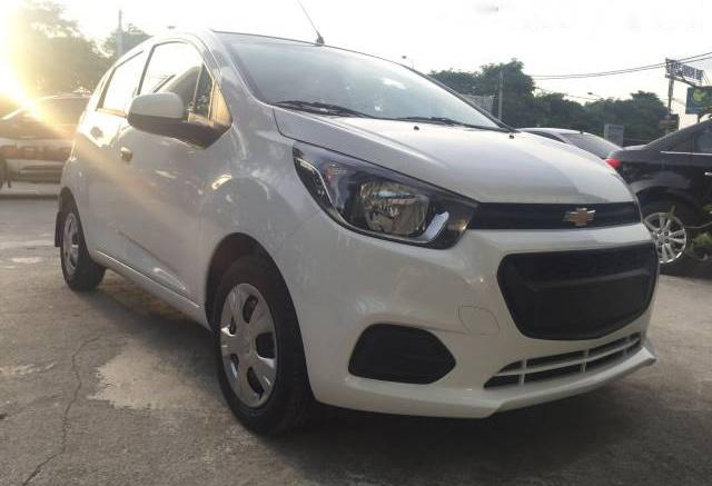 Bán Chevrolet Spark Van Duo đời 2017, màu trắng