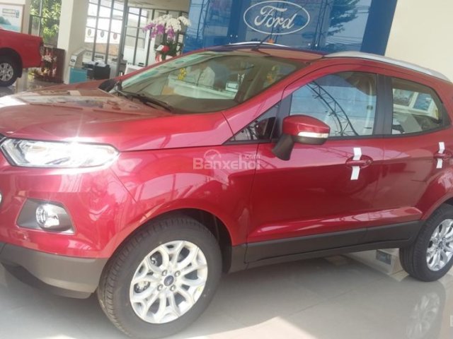 Ford Ecosport khuyến mãi ưu đãi cuối năm. Tăng gói phụ kiện DVD, camera, bệ bước, film 3m của Mỹ