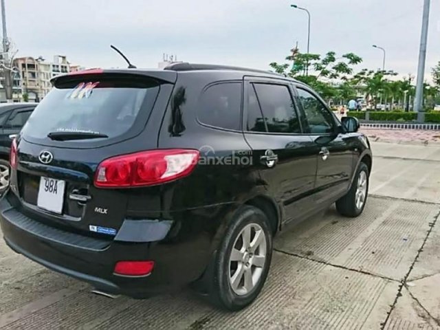 Cần bán gấp Hyundai Santa Fe MLX đời 2008, màu đen, nhập khẩu chính chủ