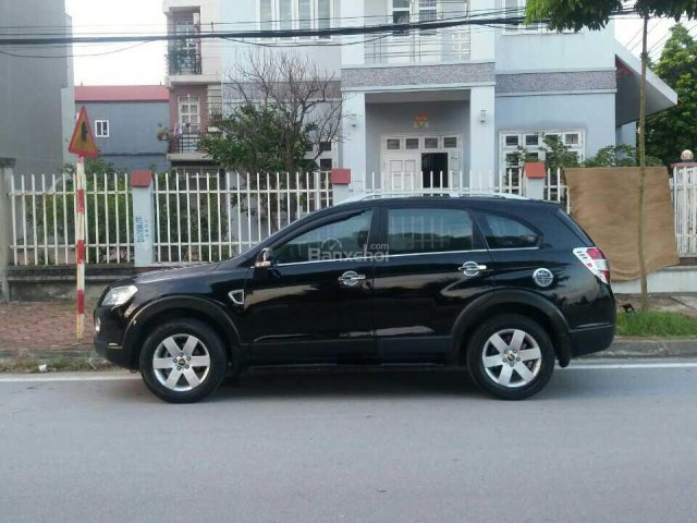 Bán Chevrolet Captiva năm 2008, màu đen mới 90%, chính chủ, số tự động 7 chỗ biển HN