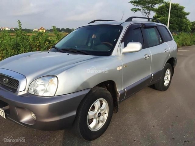 Chính chủ bán xe Hyundai Santa Fe Gol năm 2004, màu bạc