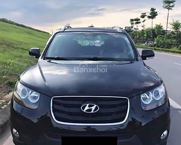 Cần bán xe Hyundai Santa Fe SLX đời 2009, màu đen, xe nhập, 625 triệu