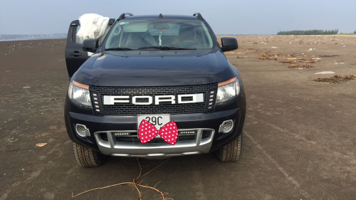 Bán Ford Ranger 2.2 MT đời 2013, màu đen