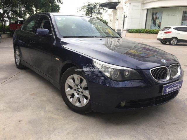 Bán BMW 5 Series 525i đời 2005, màu xanh lam, nhập khẩu