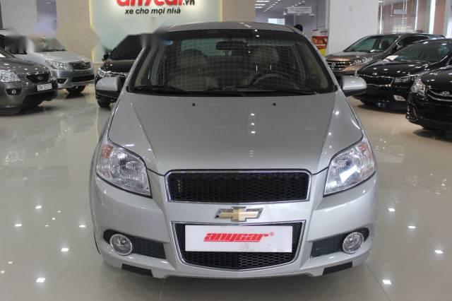 Bán Chevrolet Aveo LTZ 1.5AT 2015, màu bạc