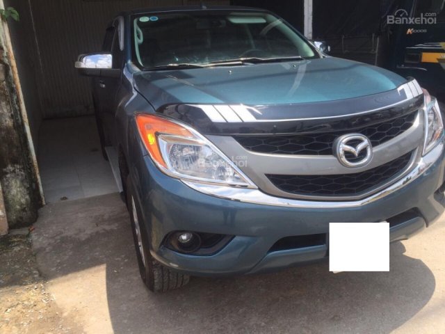 Cần bán lại xe Mazda BT- 50 đời 2013, màu xanh lam