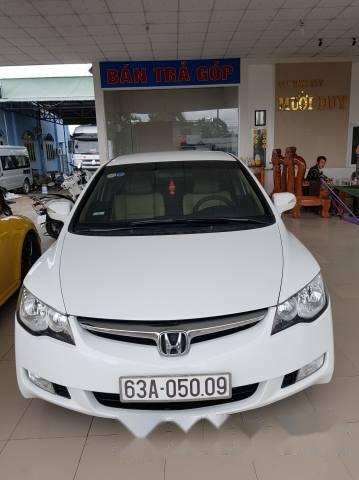 Bán ô tô Honda Civic 1.8AT đời 2008, màu trắng 