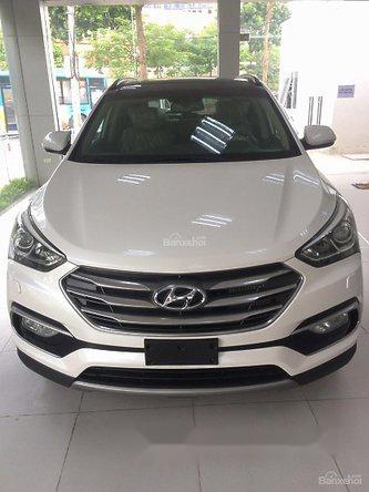 Bán Hyundai Santa Fe CKD đời 2017, màu trắng