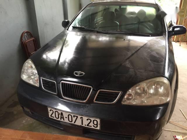 Cần bán lại xe Daewoo Lacetti đời 2009, màu đen