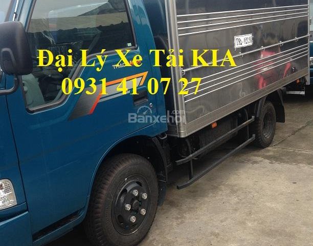 Bán xe tải Kia Frontier K165S mui bạt mới, tải trọng 2.4 tấn, hỗ trợ trả góp lên đến 80% giá trị xe