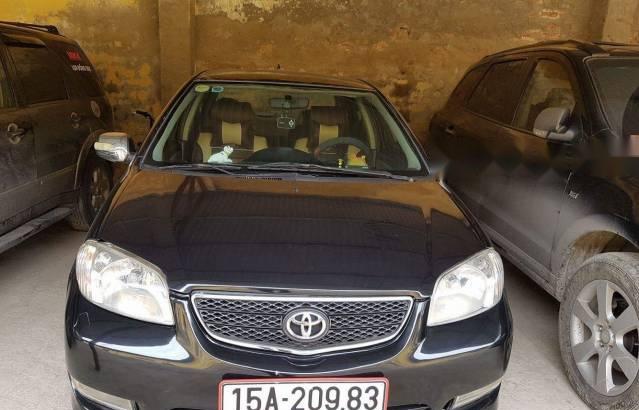 Cần bán Toyota Vios đời 2005, màu đen xe gia đình