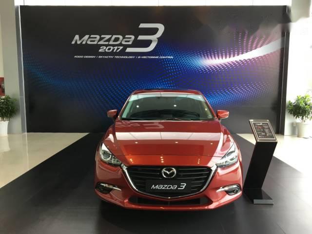 Bán ô tô Mazda 3 2017, màu đỏ, 650 triệu