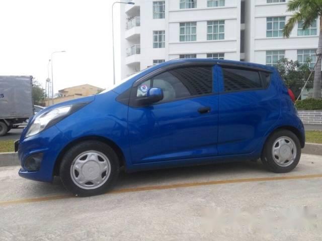 Bán xe Chevrolet Spark 1.0 MT đời 2015, màu xanh lam, giá 245tr