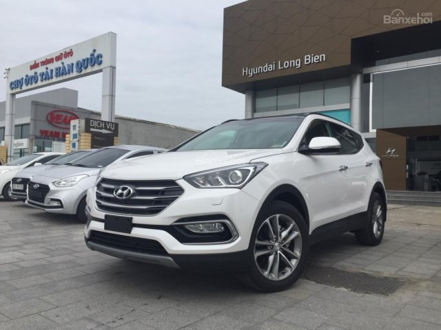 Hyundai Long Biên Hyundai Santafe full xăng, đặc biệt 2017 giá cực tốt, khuyến mãi cực khủng. Hotline: 0969651813