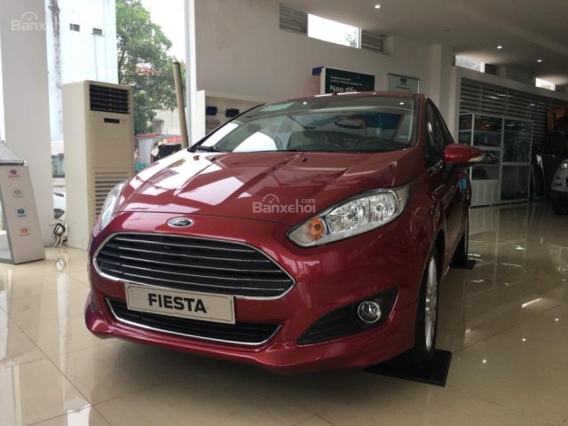 Giao ngay Ford Fiesta Ecoboost 1.0 2018 màu đỏ tại An Đô Ford, hỗ trợ trả góp 90%, L/h: 0963483132