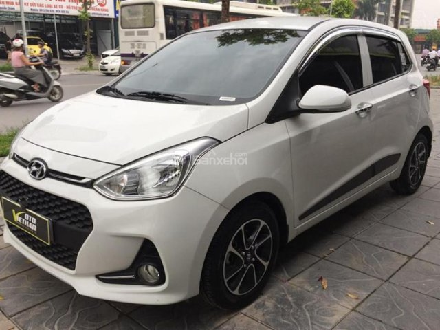 Cần bán xe Hyundai Grand i10 1.2AT đời 2017, màu trắng, nhập khẩu, giá chỉ 455 triệu