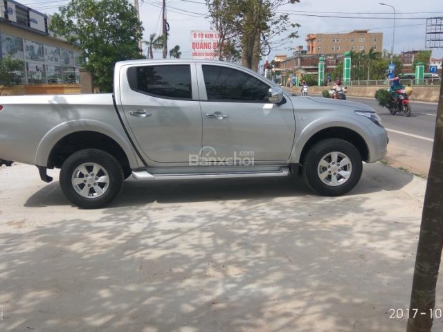 Bán Mitsubishi Triton MT 4x2 2017, màu bạc tại Quảng Bình, hỗ trợ trả góp 70%. Liên hệ 0982.970.173