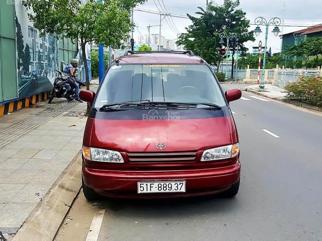 Bán Toyota Previa 2.3MT 1991, màu đỏ, nhập khẩu số sàn, 135tr