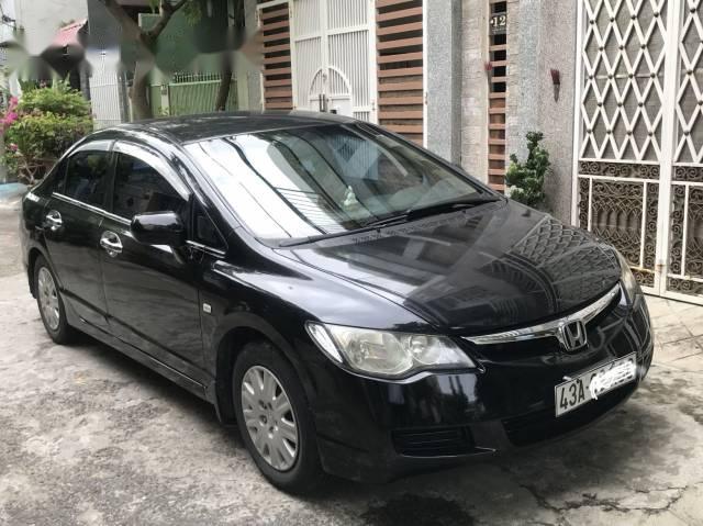 Cần bán lại xe Honda Civic 1.8MT sản xuất 2007, màu đen