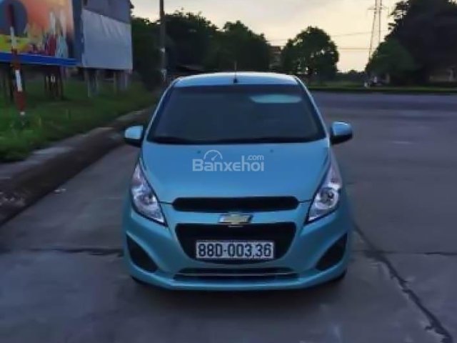 Bán Chevrolet Spark Dou Van 1.2 MT năm 2016, màu xanh lam, 245tr