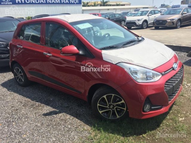 Bán Hyundai Grand i10 1.2AT 2017, chạy Uber, Grab giá rẻ nhất Hà Nội