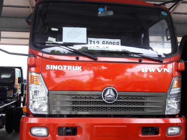 Bán Howo Xe ben Sinotruk 2017, màu đỏ, xe nhập, giá rẻ nhất tại Hà Nội - 0936358859