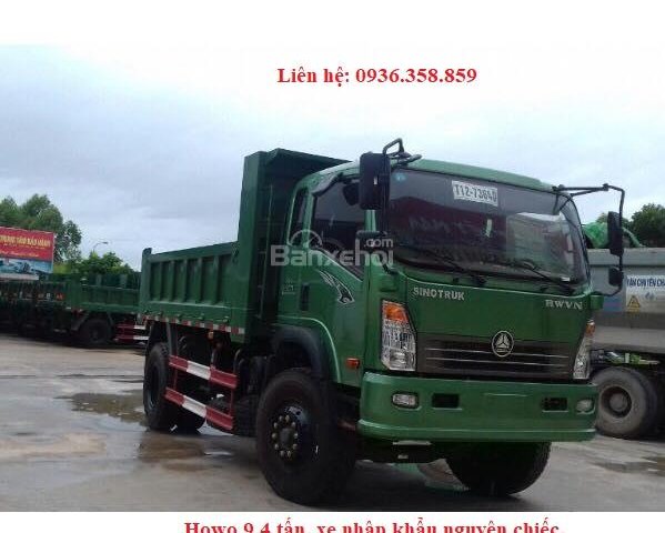 Bán xe Ben 8 tấn Howo, xe Ben 9,4 tấn Howo nhập khẩu, giá rẻ nhất. Lh: 0936358859