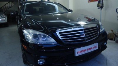 Bán xe Mercedes S600 5.5 đời 2007, màu đen, xe nhập