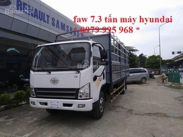 Bán xe Faw 7.3 tấn máy Hyundai thùng dài 6M25, giá tốt, liên hệ 0979 995 968