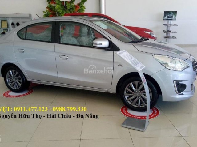 Bán Mitsubishi Attrage 5 chỗ, xe nhập, trả góp 90% xe, 4lit/100km, LH Lê Nguyệt: 0988.799.330