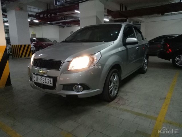 Bán Chevrolet Aveo LTZ năm 2016, màu bạc chính chủ, giá 385tr