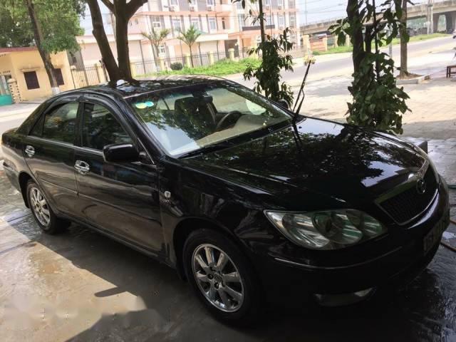 Cần bán Toyota Camry 2.4G sản xuất 2003, màu đen số sàn