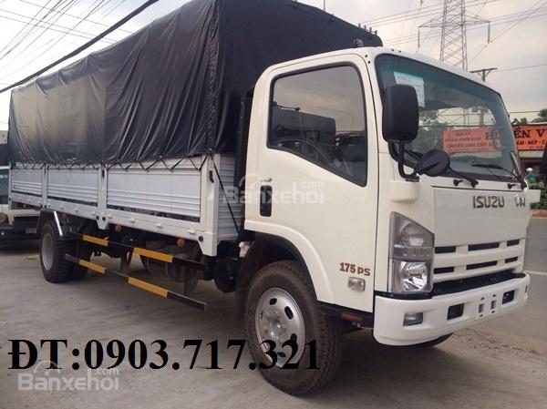 Bán xe tải Vĩnh Phát 8T2 model vm129 (Isuzu) thùng siêu dài 7.1m, mới 2017