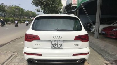 Bán Audi Q7 3.0L Sline Turbo đời 2014, màu trắng, xe nhập