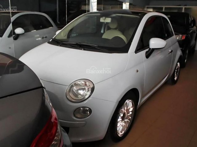 Bán xe Fiat 500 AT sản xuất 2010, màu trắng, nhập khẩu số tự động, 455tr