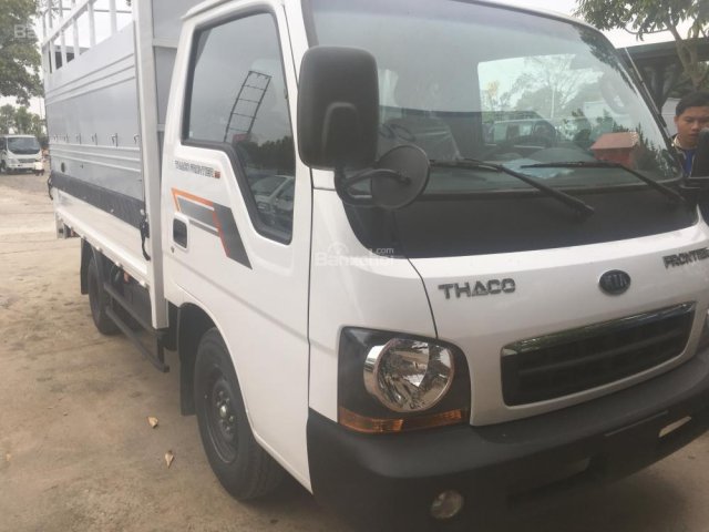 Liên hệ 09696.44.128/ 0938.907.243 bán xe Thaco Kia Frontier 125 vào phố cấm đời 2017, màu trắng